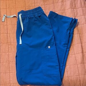 Figs Dowa Women's Royal Blue Scrub Pants